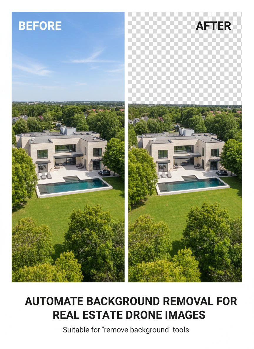 automate background removal for real estate drone images - Professional Guide